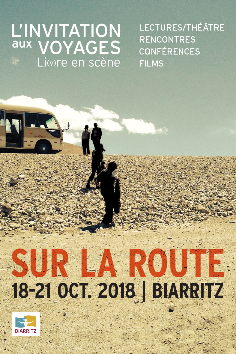 affiche de l'édition 2018 du festival L'invitation aux voyages de Biarritz