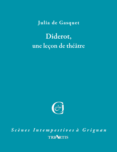 couverture du livre : Diderot, la leçon de théâtre