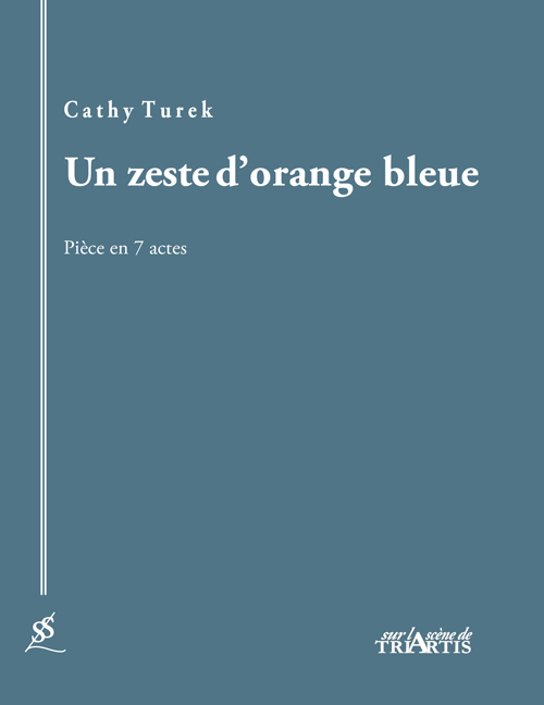 Un zeste d'orange bleue