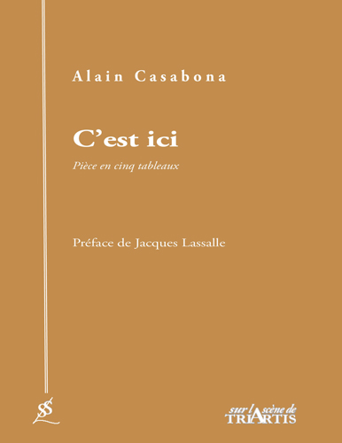 couverture du livre : C'est ici