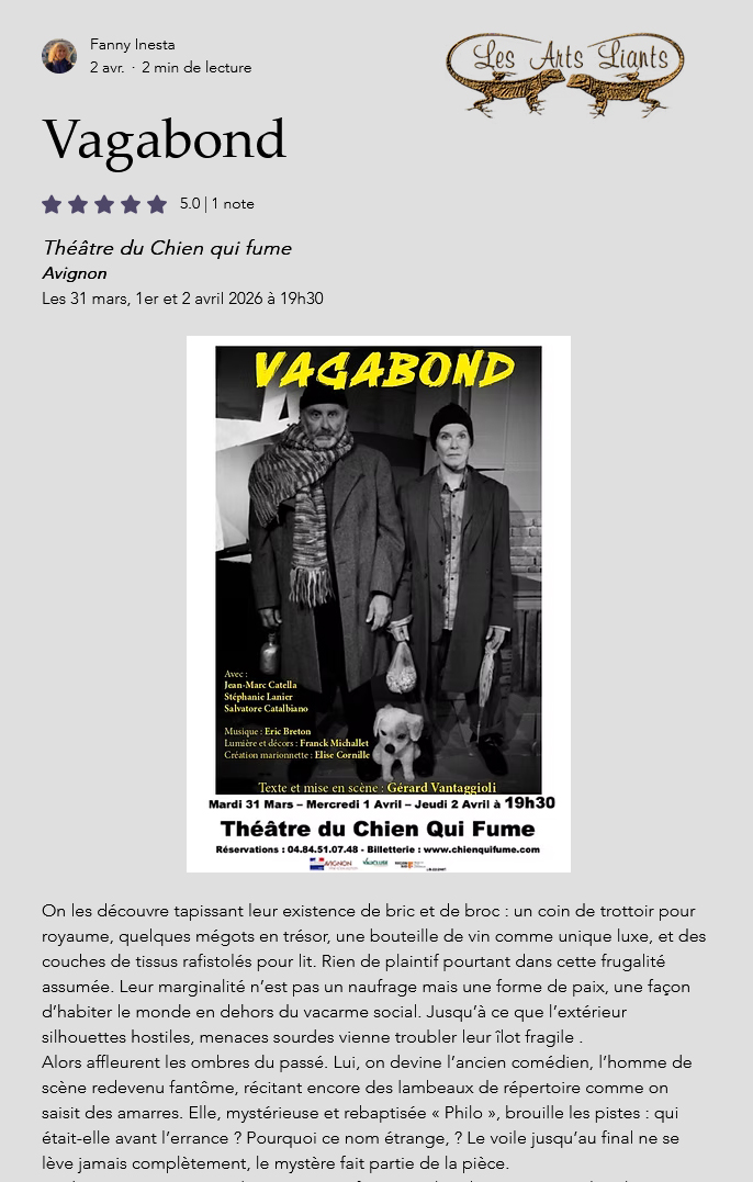 article sur Les Arts Liants